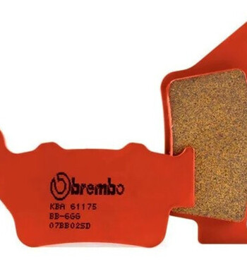 Pastillas de freno Brembo/TRW sinterizadas traseras para BMW F800GS