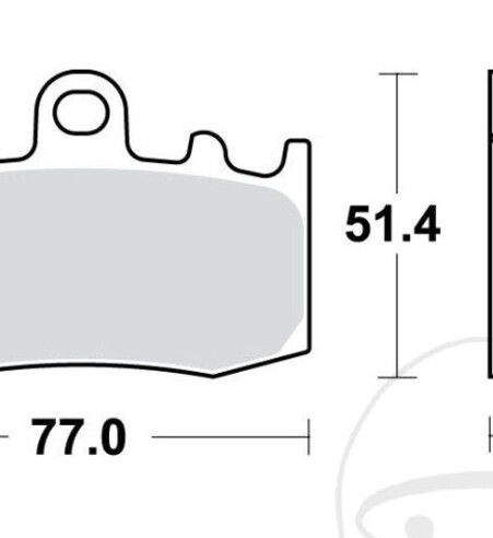 Pastillas de freno Brembo/TRW sinterizadas delanteras paraBMWR1200GS