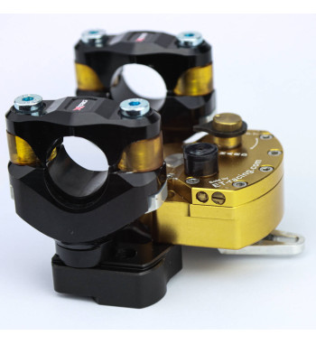 Placa soporte PHDS para soporte ET-Racing de amortiguador de dirección