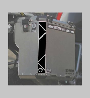 Adhesivos reflectantes para maletas y top case Holan