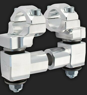 Alzas de manillar ROX Élite anti-vibración de 57mm para manillar de 28mm de diametro