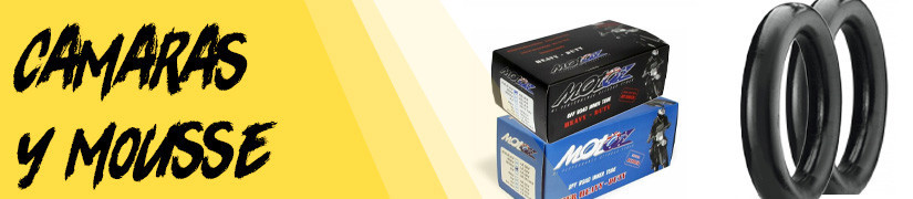Cámaras, cámaras reforzadas y mousse para motos Trail o Enduro