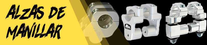 Alzas de manillar para tu moto trail